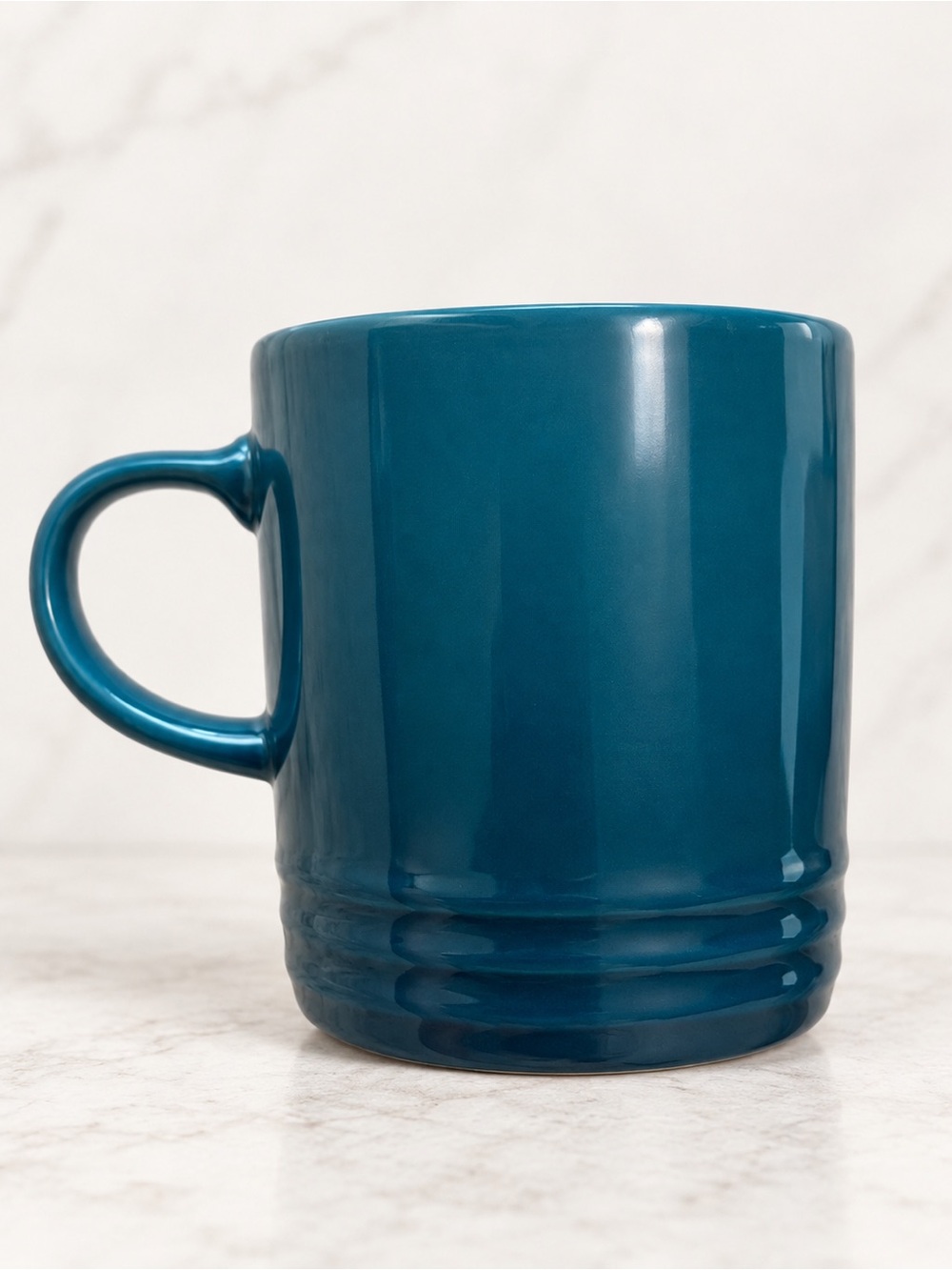 Le Creuset Teal Blue Stoneware Mug